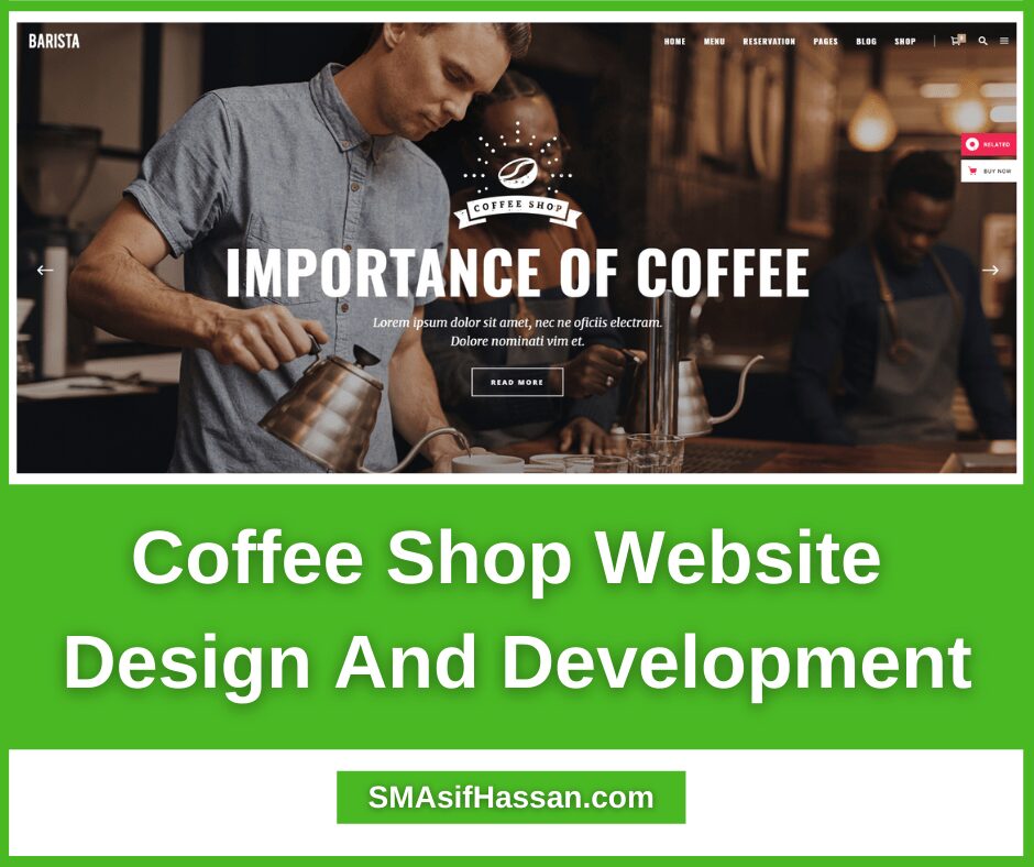 Coffee Shop Website Design And Development​ Order On Fiverr