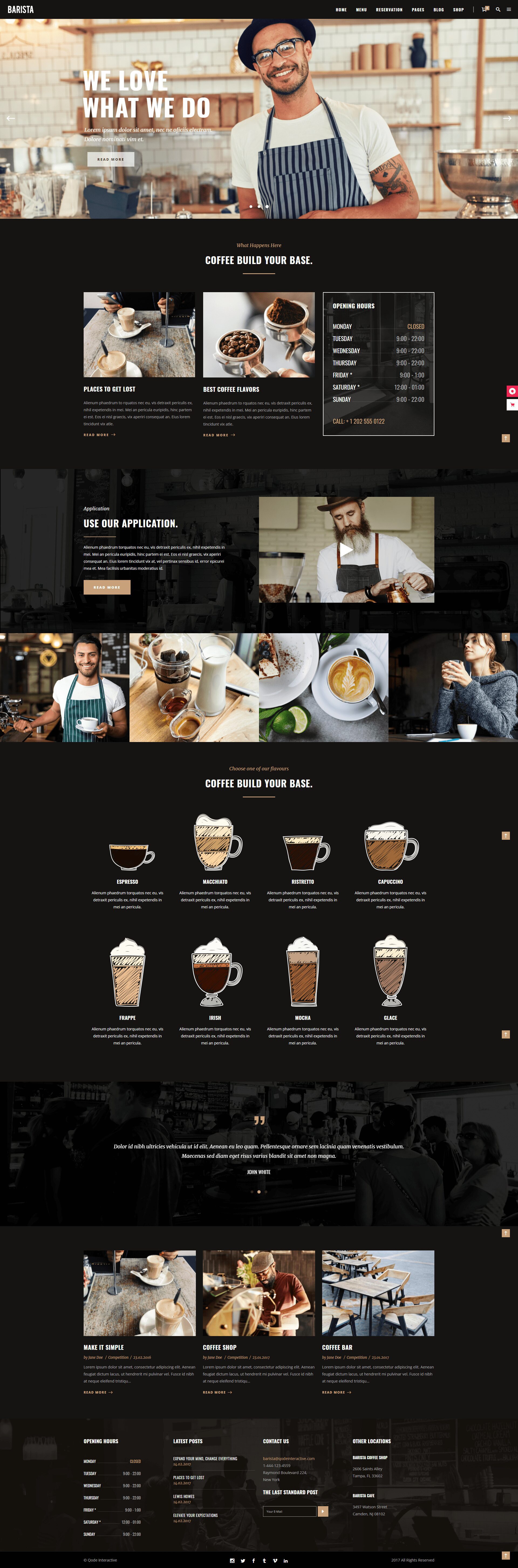Coffee Shop Website Design And Development​