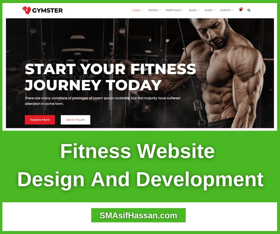 Fitness Website Design And Development​ Order On Fiverr