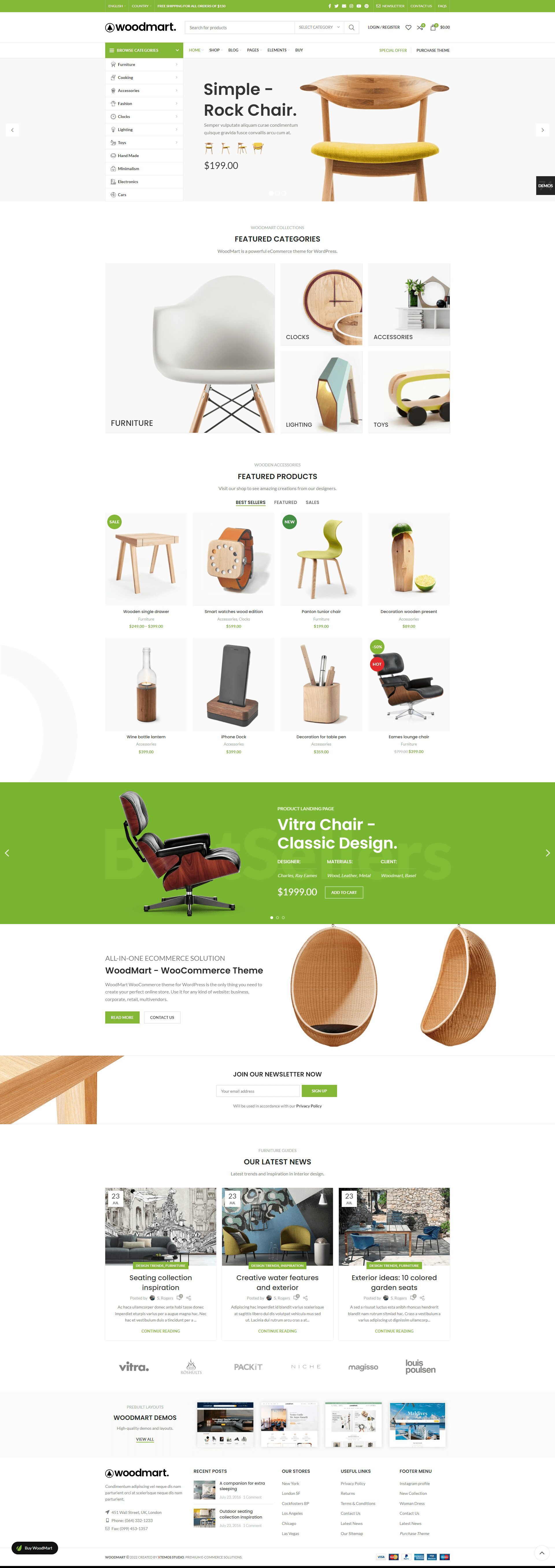 Furniture Store Website Design and development