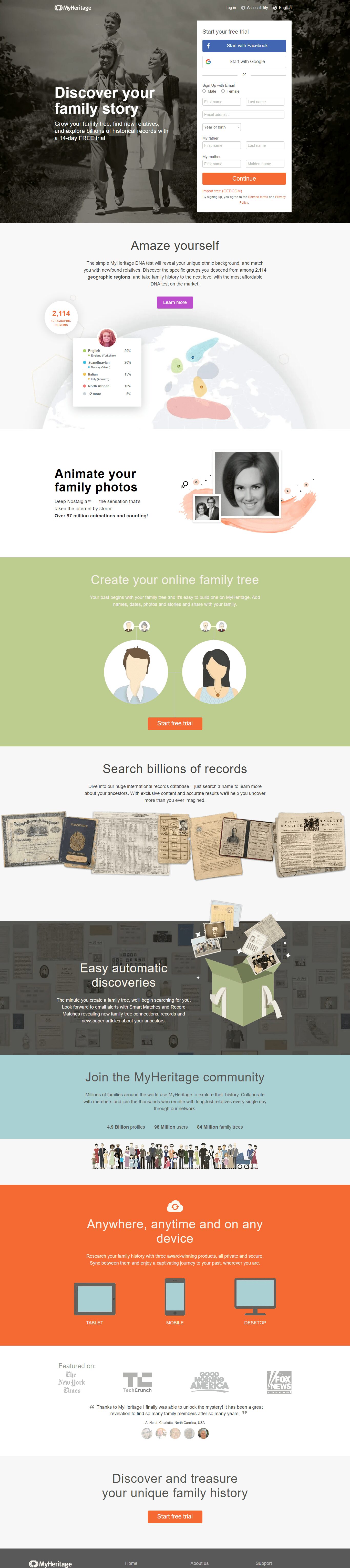 Genealogist Website Design And Development​