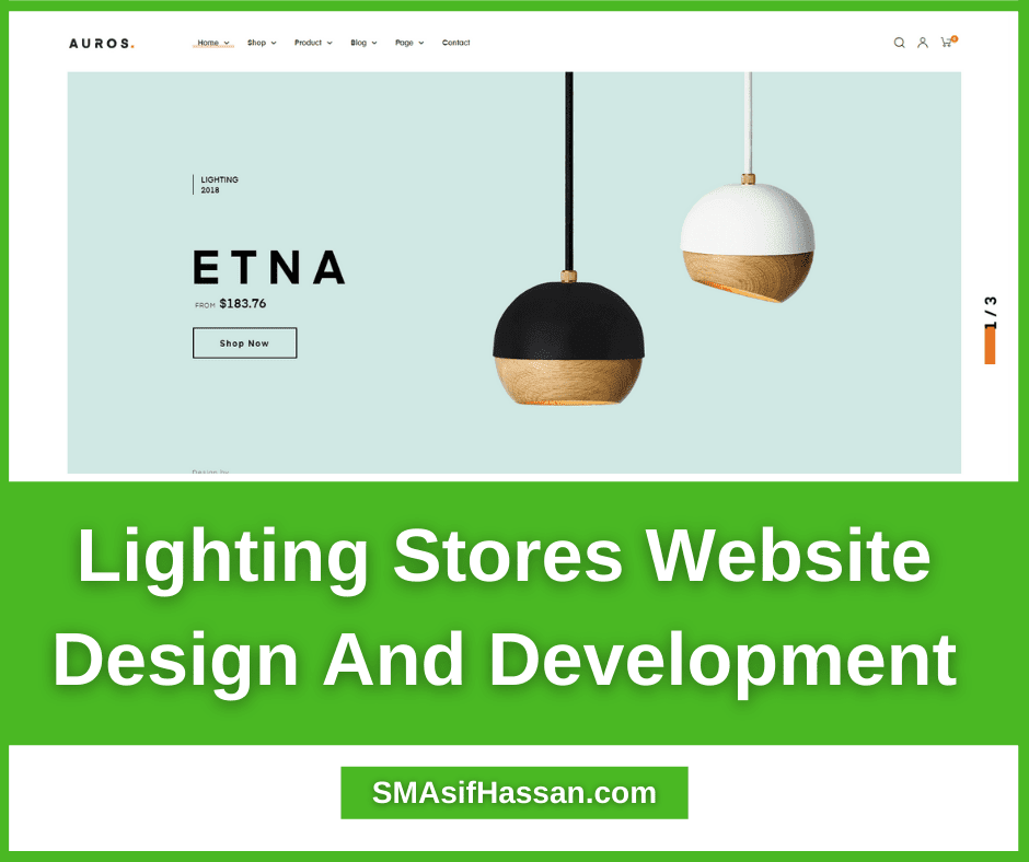 Lighting Stores Website Design And Development order on fiverr