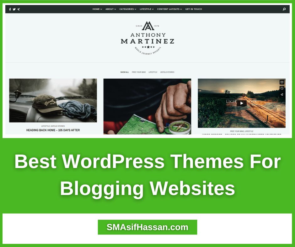 Best WordPress Themes For Blogging Websites